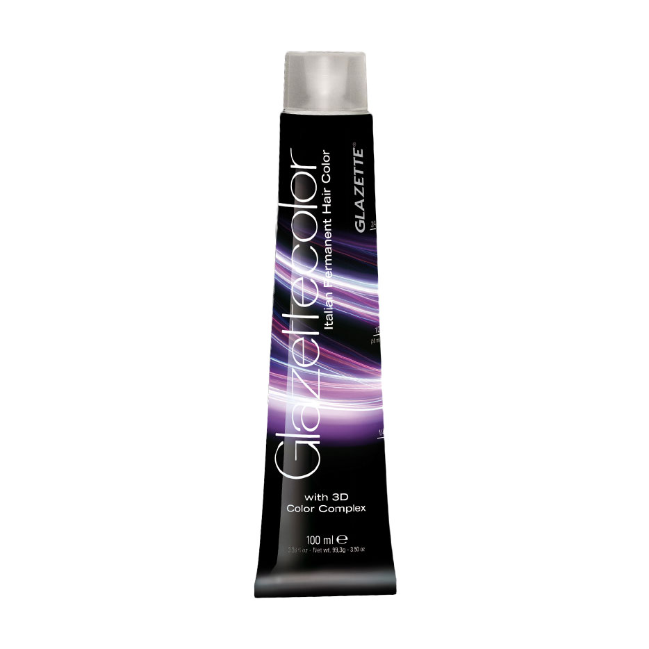 Перманентна фарба-догляд для волосся Itely Hairfashion Glazette Color 7RR Copper Red Medium Blonde, 100 мл